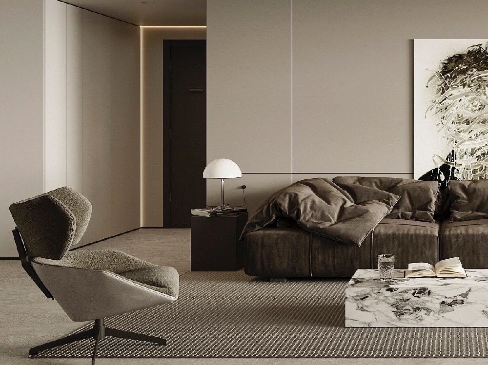 現(xiàn)代極簡意式輕奢設計